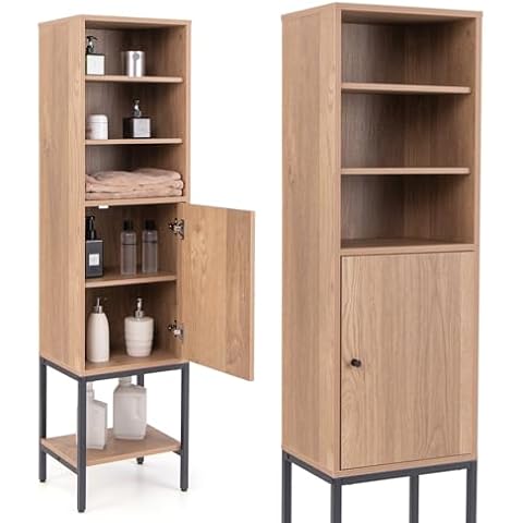 Meuble colonne COSTWAY 145 cm Cover