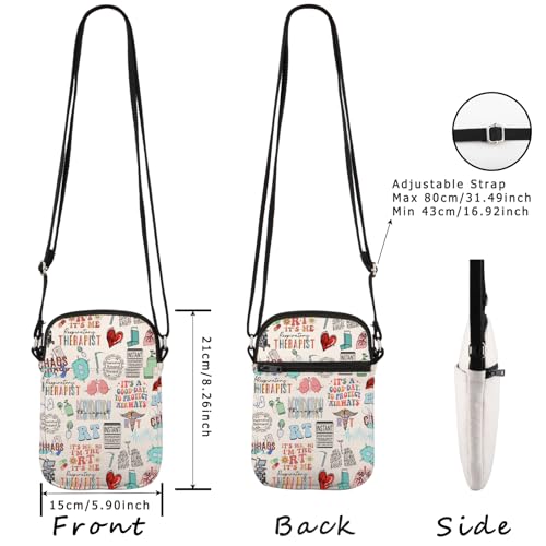 WCGXKO Respiratory Therapist Gift RT Respiratory Therapy Zipper Crossbody Bag for RT Graduates2