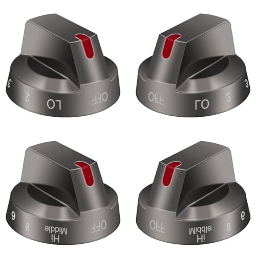 DG94-03500A/Z for Samsung Electric Stove Knob Replacement, DG94-03500V DG94-03500W Range Knobs Replacement for Samsung, Compatible with NE63T8111SS/AA NE63T8311SS/AA NE63T8751SS/AA NE63T8711SS