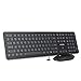 Produktbild TOPELEK Tastatur Maus Set Kabellos, 105 Low-Profile Tasten, Energiesparend, Leise,Tastatur und Maus Kabellos für PC Laptop Mac QWERTZ Layout,Pechschwarz, TWGEPC252BBDE-DEAS1