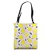 Summer Lemons Yellow Lemon Slices Leaves Pattern Cute Pink Tote Bag