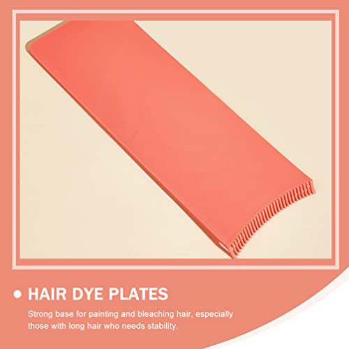 SHERCHPRY 2 Peças Destacando Placas de Corte Dentes Placa de Tintura de Cabelo Placa de Coloração de