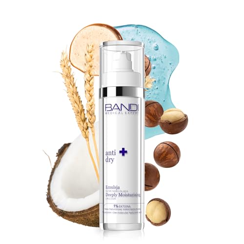 Bandi Ácido Hialurónico Antiarrugas Crema Facial Hidratante Antiarrugas Crema Humectante Coco Todo Rosa Mosqueta Nutrición Profunda para Todo Tipo de Piel 50ml