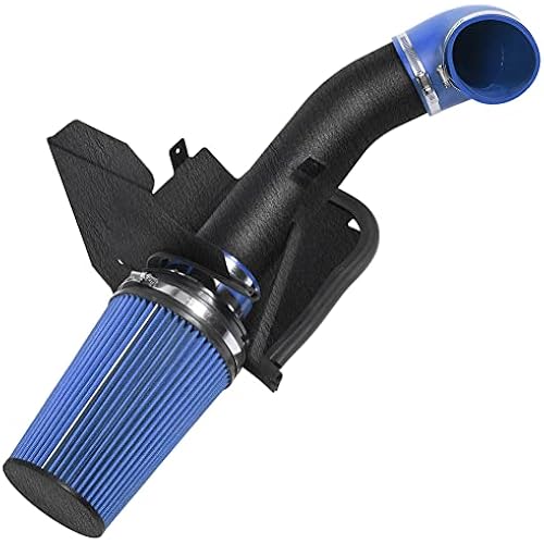 4" inches Performance Cold Air Intake Kit with Filter & Powder Coated Intake Tube Pipe for 99-06 GMC Chevy 1999 2000 2001 2002 2003 2004 2005 2006 V8 4.8L/5.3L/6.0L (Black&Blue)