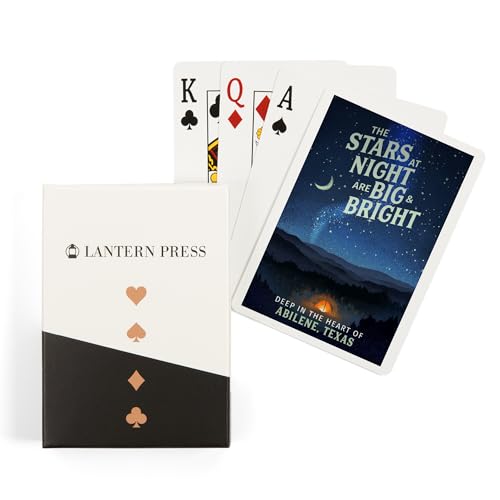Lantern Press Abilene Texas Naipes Póker 52 cartas