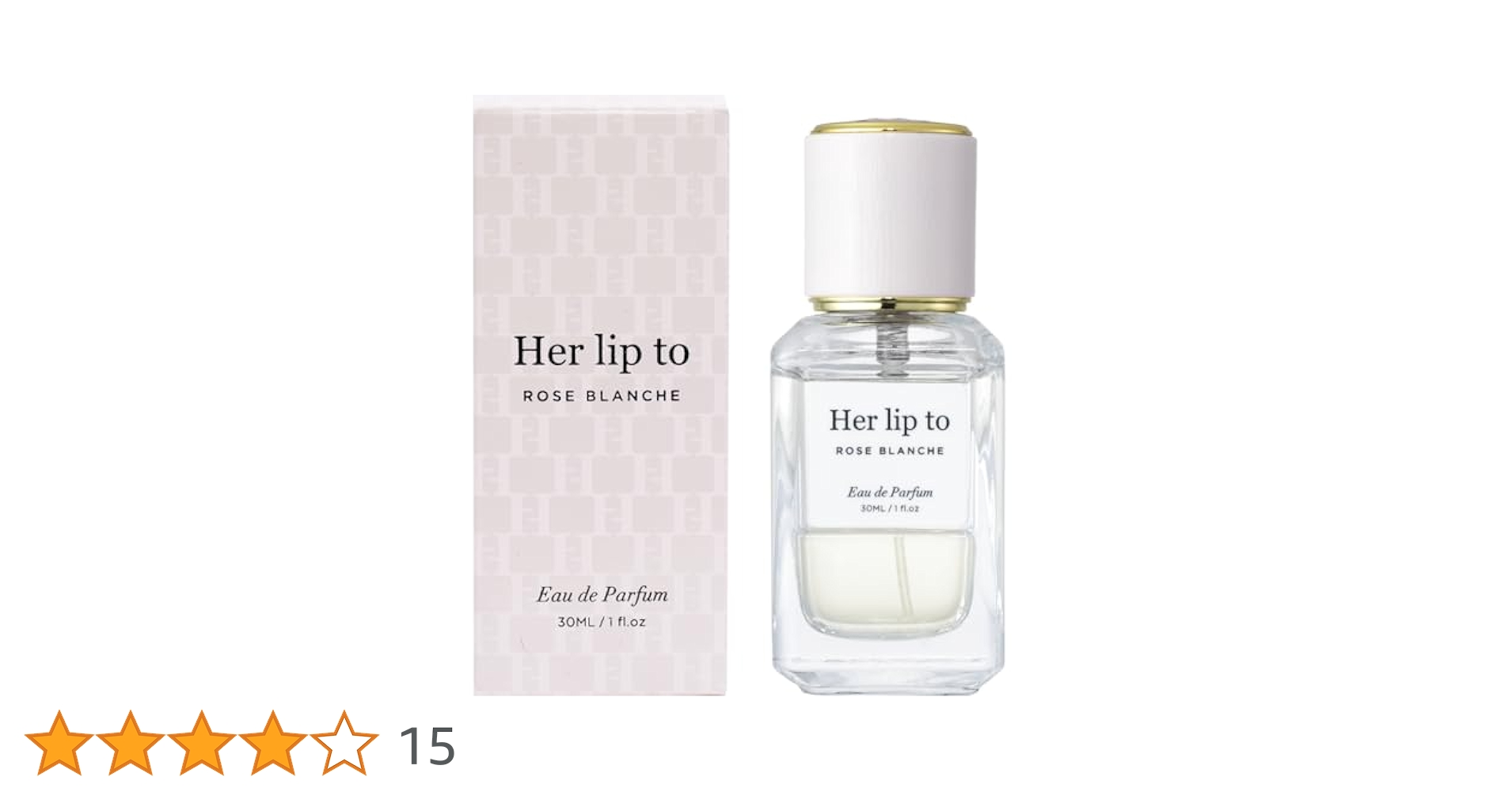 香水(女性用) Her lip to ROSE BLANCHE Eau de Parfum Eau de Parfum - ROSE BLANCHE -