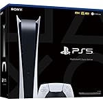 Sony Playstation 5 Digital Edition PS5 Console. (Disc Free)+ Additional Controller (Renewed) - Image 3