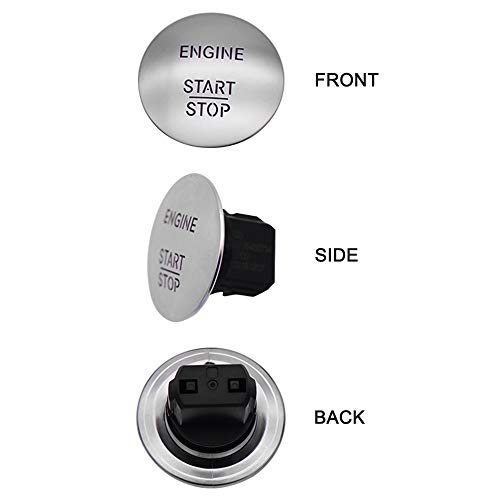 Yorten Keyless Go Start Stop Push Button Chave de ignição do motor 2215450714 Compatível com Benz W1