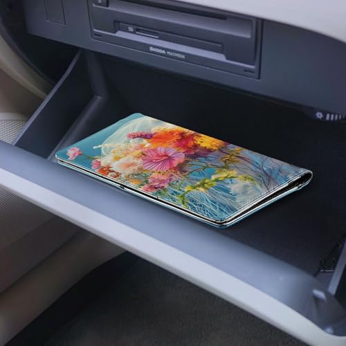 Organizador para autos de cuero miniatura 6