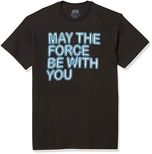 T-shirt Star Wars homme Neon Force noir taille S pour vos soirées ciné