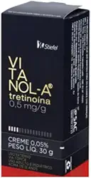 Vitanol A 0,05% Creme Clareador de Melasma 30g