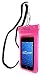 CaliCase Universal Waterproof Dry Bag Pouch, Medium, Pink