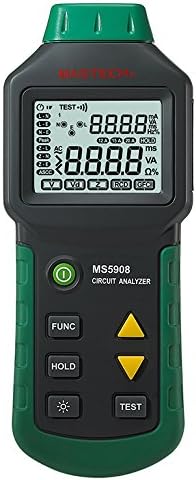 Mastech MS5908 RMS Circuit Analyzer Tester Compared w/ IDEAL Sure Test Socket Tester 61-164CN 110V or 220V RCD GFCI Sockets Test