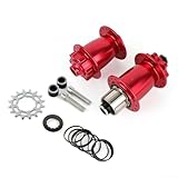Recordatorio de tallas: verifica las especificaciones de tu bicicleta para la compatibilidad. Distancia del eje 100 mm (delantero) y 135 mm (trasero).