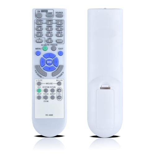 Image of HZIME New RD-469E Replace Remote Control Compatible with NEC Projector NP-M282X NP-M322X M403X VE303X NP-M322W NP-M402X M403H M283X M322H ME401W ME331X ME301W M282X M322X M322W M402H ME401X ME361X