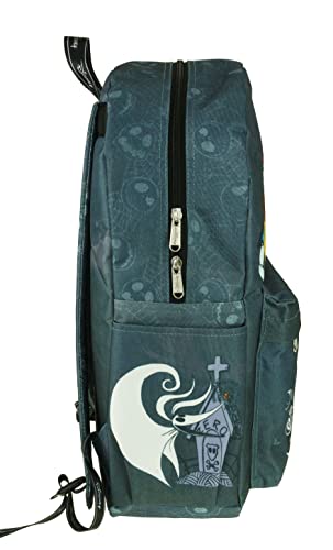 KBNL Classic Disney Nightmare Before Christmas Backpack with Laptop Compartment for School, Travel, and Work, Multicolor, Large3