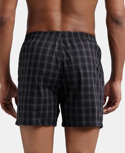 Image of Jockey 8222 Men's Super Combed Mercerized Cotton Woven Printed Inner Boxers with Ultrasoft and Durable Inner Waistband (Pack of 2)