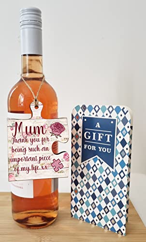 Mum Gift Thank You Important Piece of my Life Jigsaw Puzzle Shaped Decorative Hanging Plaque Sign Mother's Day Present - Image 2