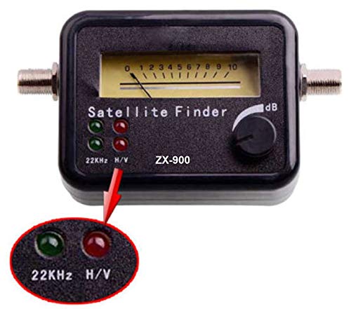 LEXX - ZX900 Digital Easy Satellite TV Signal Finder with 22KHz + V/H Indicator Lights for Bell, Telus, Shaw, Free to Air, FTA,DirecTv, Dish Network - -25%