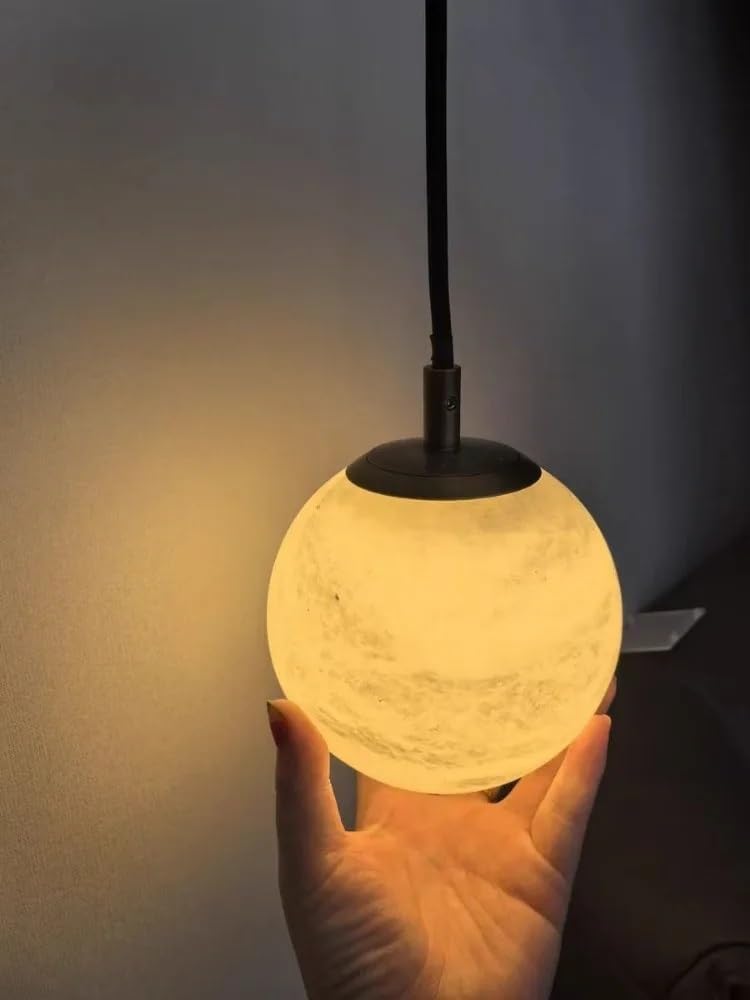 Nowoczesna Minimalistyczna Lampka Nocna Na Balkon, Korytarz, W Całości Miedziana, Luksusowe, Naturalne Marmurowe Tło Pod Telewizor Do Salonu, Ciepła Biel-Złoto-D 15 Cm, Ciepła Biel-Czarno