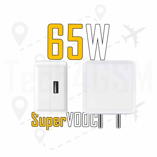 Image of AuviPal Original 65W Fast Charger Compatible With Realme Narzo 20 Pro /30 /30 Pro (Only Adapter),White