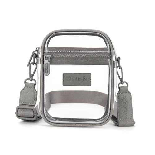 Image of Wrangler Clear Bag for Stadium Events Crossbody Purse for Concerts, Sports