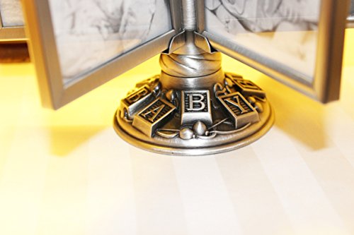 The Juliana Collection Silver Plated Spinning Photo Frame 4x6 Inch