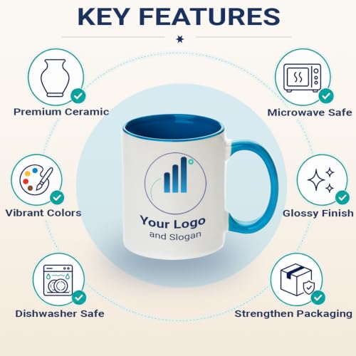 ImvivPrint Personalized Coffee Mug 11/15oz, Custom Photo & Text Cup - Image 2