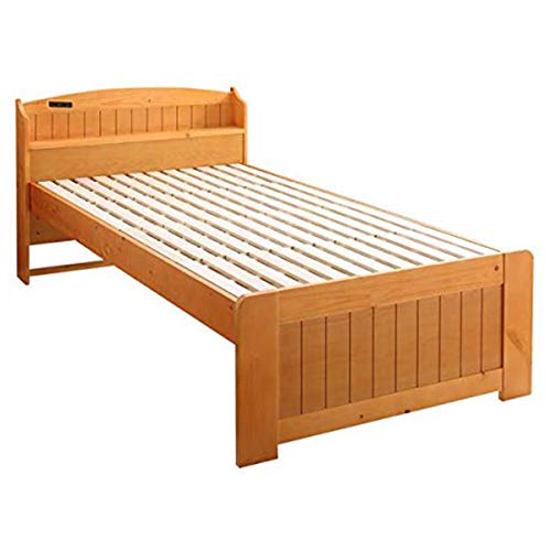 Amazon｜すのこベッド ショートセミシングル 幅85cm 奥行198cm 木製