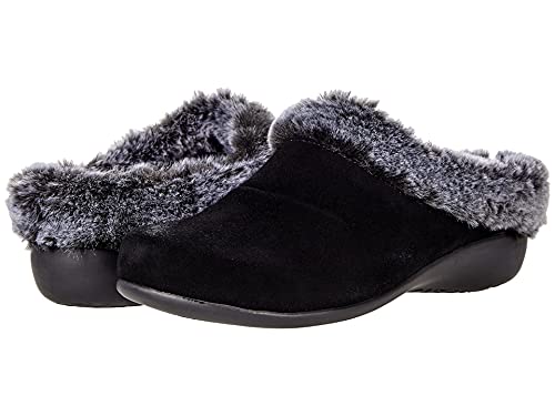 David Tate Puff Women's Slipper, Black, 9 UK
