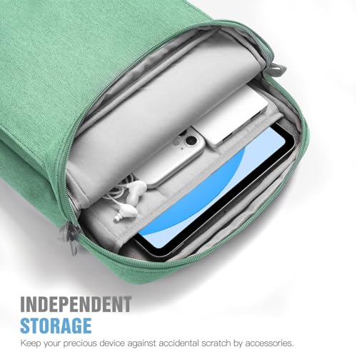 Image of TiMOVO 9-11 inch Tablet Sleeve Bag Carrying Case with Strap, Bodhi Green