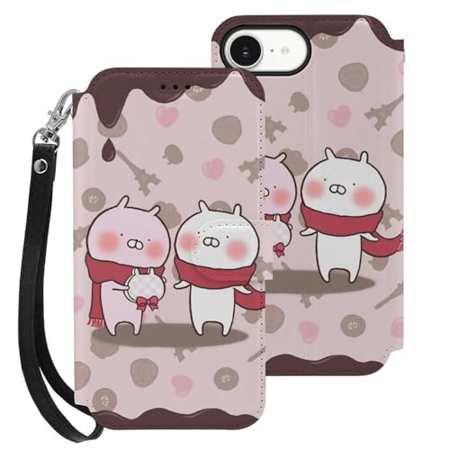 �����܂� iPhone16E�p�P�[�X �蒠�^ �A�C�t�H��16E�p�J�o�[ �X�g���b�v�t�� �X�}�z�P�[�X ���z�^ �g�уJ�o�[ �S�ʕی� ���u���@�\ PU���U�[ �J�[�h���[ �ϏՌ� Case