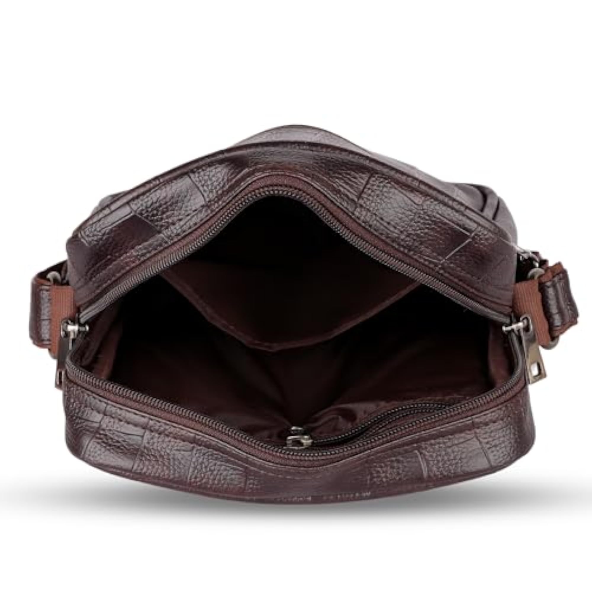 Croco PU Leather Unisex Sling Bag, Stylish Design