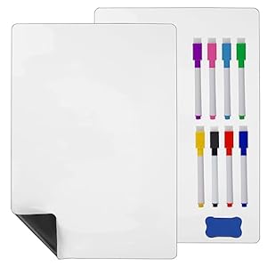 Hisredsun A4 Magnetische Whiteboard Blatt 2er Set