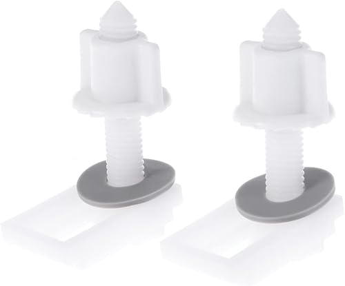 Miniatura 10 de Veemoon Tornillos de anclaje de asiento de cubierta de inodoro, bisagras de montaje, perno de inodoro, perno de inodoro, tornillo de inodoro,