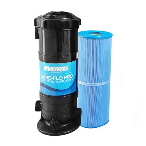 SWIMLINE HYDROTOOLS 90 SF Pool Cartridge Filter for Inground & Above Ground Pools Up to 43,200 Gallons | Silver Ion Treated Element Included | Heavy Duty Construction | UV & Weather Resistant