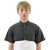 寝具 肩当て カットソー生地 裏起毛 メンズ レディース 肩あて 襟付き 半袖 暖かい あたっか 着る毛布 肩こり ギフト プレゼント 洗える 丸洗い 男性 女性 肩ウォーマー 肩冷え防止 首冷え防止 冷え対策