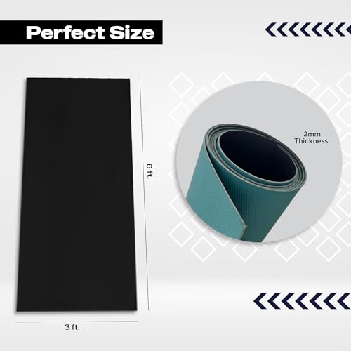 Marley Dance Floor – Portable 6 x 3 ft Non-Slip Vinyl Mat for Ballet, Lyrical & Tap – 2mm Thick, Lightweight, Rollable – Ideal for Practice at Home, Studio, or Outdoors