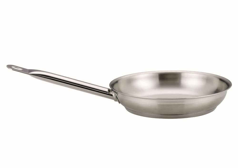 Poêle inox Kelomat 24 cm : finis les revêtements usés sur vos plaques induction