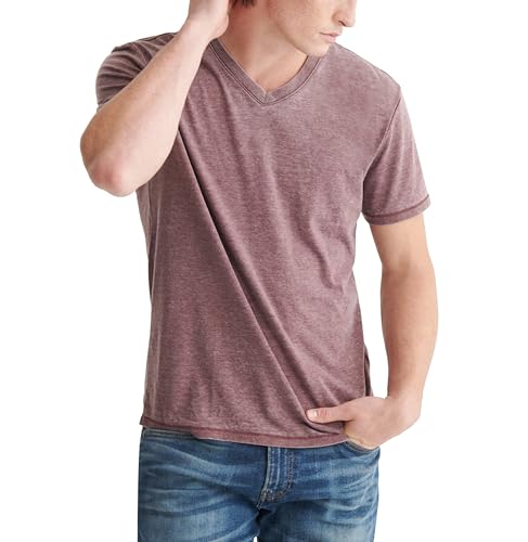 Image of Lucky Brand Men's Venice Burnout V Neck Tee