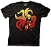 Ripple Junction Naruto - Shippuden Naruto and Nine-Tails Adult T-Shirt 2XL Black