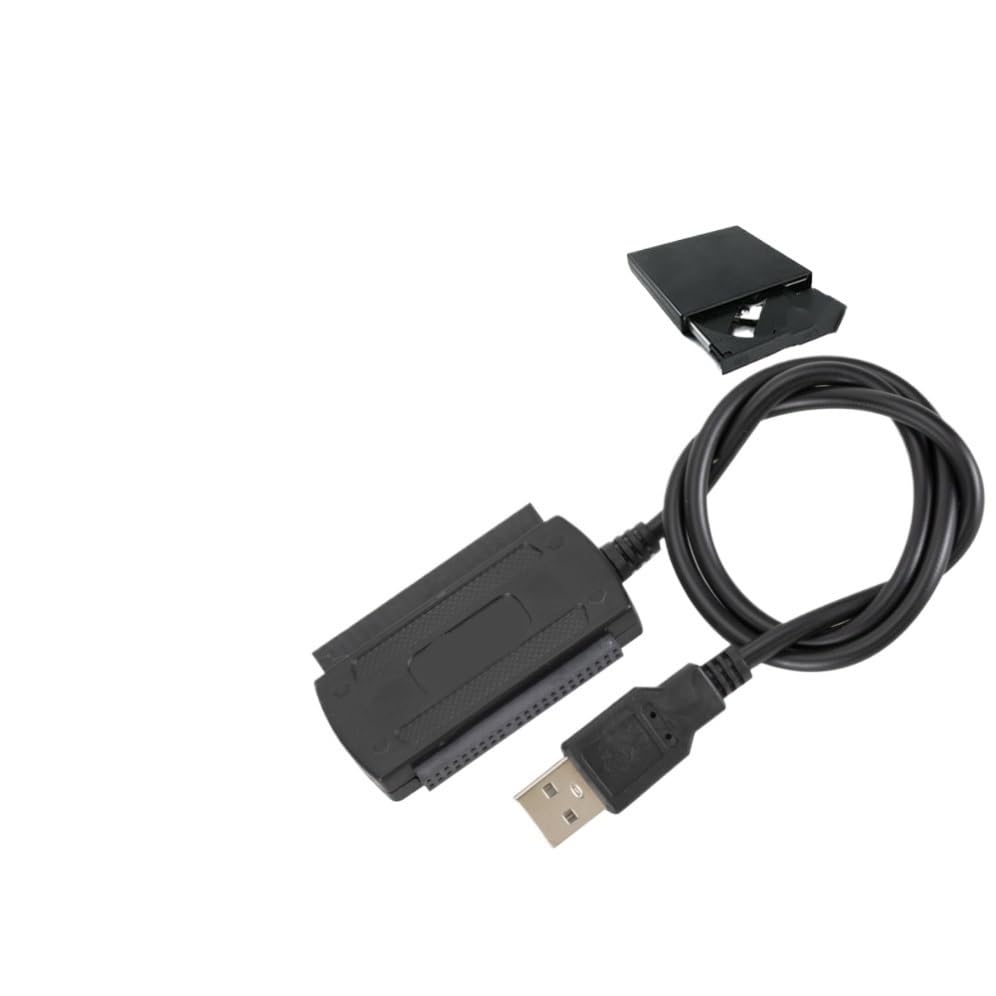 Cable adaptador USB 2.0 a IDE SATA 3 en 1 para disco duro miniatura 3