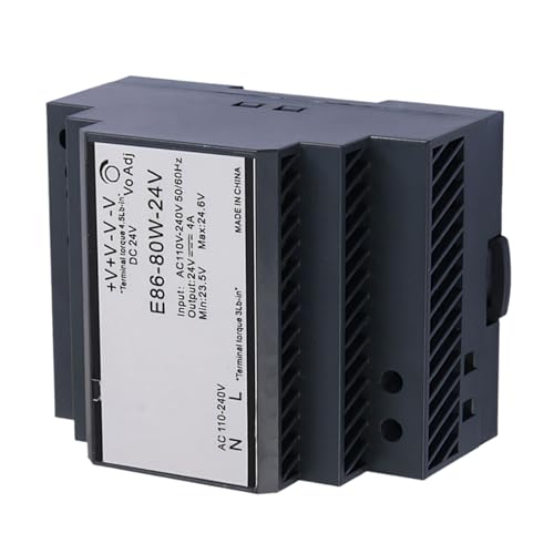 Alimentation à découpage 80W boîtier robuste entrée 110V 220V sortie DC 24V haute performance