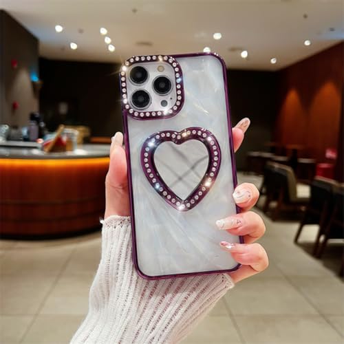 Étui de luxe en cœur diamant pour iPhone 11 Pro Max chic - 6