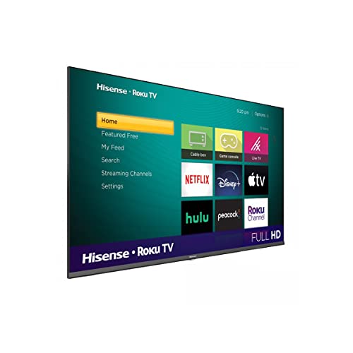 Hisense 40-Inch Class 2K Full Hd Led Lcd Smart Tv Motion Rate 120 Gaming Mode Compatible With Alexa & Google Assistant + Free Wall Mount (No Stands) 40H4030F3 (Renewed) #TOP3