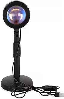 1PCS Colorfull Sunset Lamp, LED Sun Projection Night Light (Multicolor)