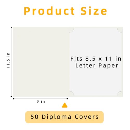 Pochettes blanches pour certificats format lettre avec bordure feuille d'or - 2