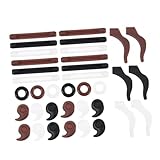 [NUOLUX] 防滑耳套 メガネ脚カバー シリコン製 丸型 ズレ落ち防止 耐汗 耐久性 高運動対応 眼鏡アクセサリー 男女兼用 ランニング サイクリン