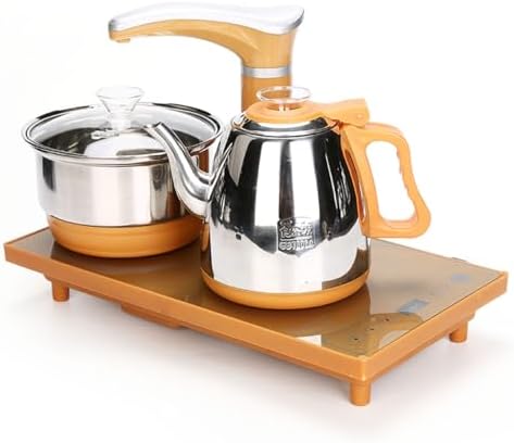 MOYEE Fully Automatic Tea Set,全自动上水茶具套装电磁炉茶盘 Chinese Gongfu Tea Tray 烧水壶底部上水一体泡茶台家用智能 A46 image 5