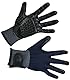Kerbl Pet Putz-und Massagehandschuh schwarz/blau, One Size